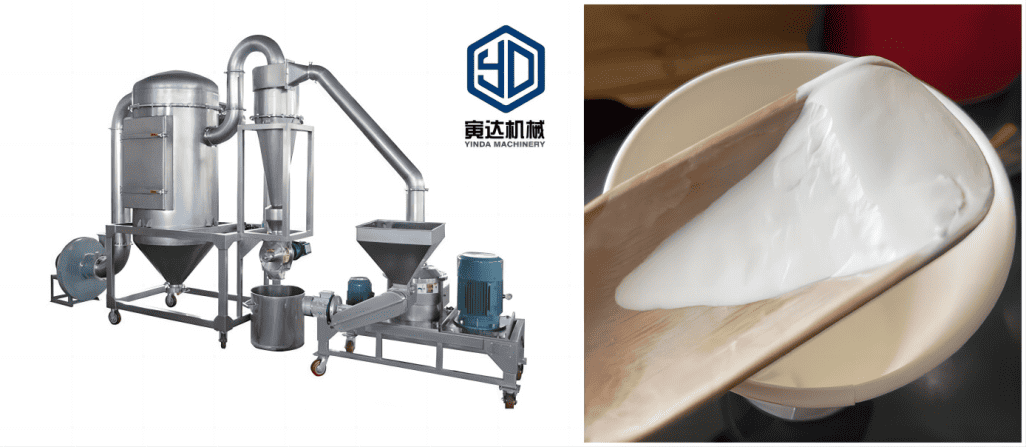 200 Mesh Corn Starch Grinding Machine YINDA YDWF series Air Classifier ...